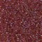 Miyuki Delica Bead 11/0, DB0282, Cranberry Lined Light Topaz Luster, 5 grams